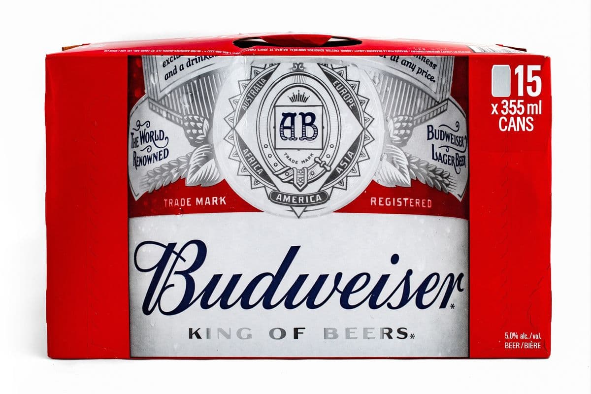 Budweiser 15 Cans (15 x 355 ml)