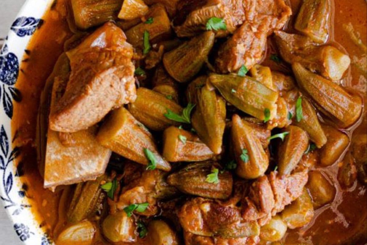 Okra Platter