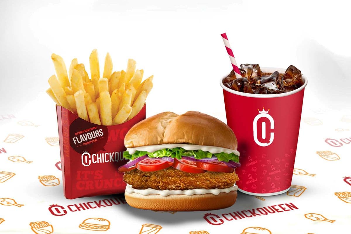'Original' Veggie Tandoori Burger Combo (Includes One Side and Drink)