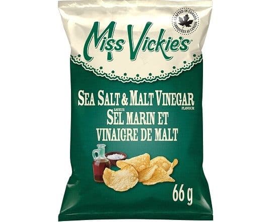 Miss Vickie's Sea Salt and Malt Vinegar Chips (66 g) 1000169