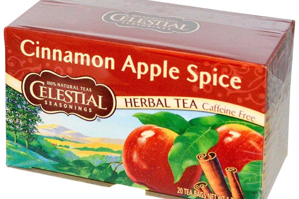 Celestial Seasonings Herbal Tea Cinnamon Apple Spice - Caffeine Free 20 Bags