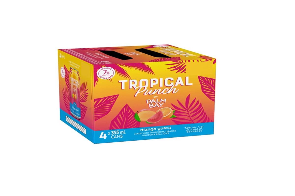 113991 - PALM BAY MANGO GUAVA RUM TROPICAL PUNCH (4 x 355ml)