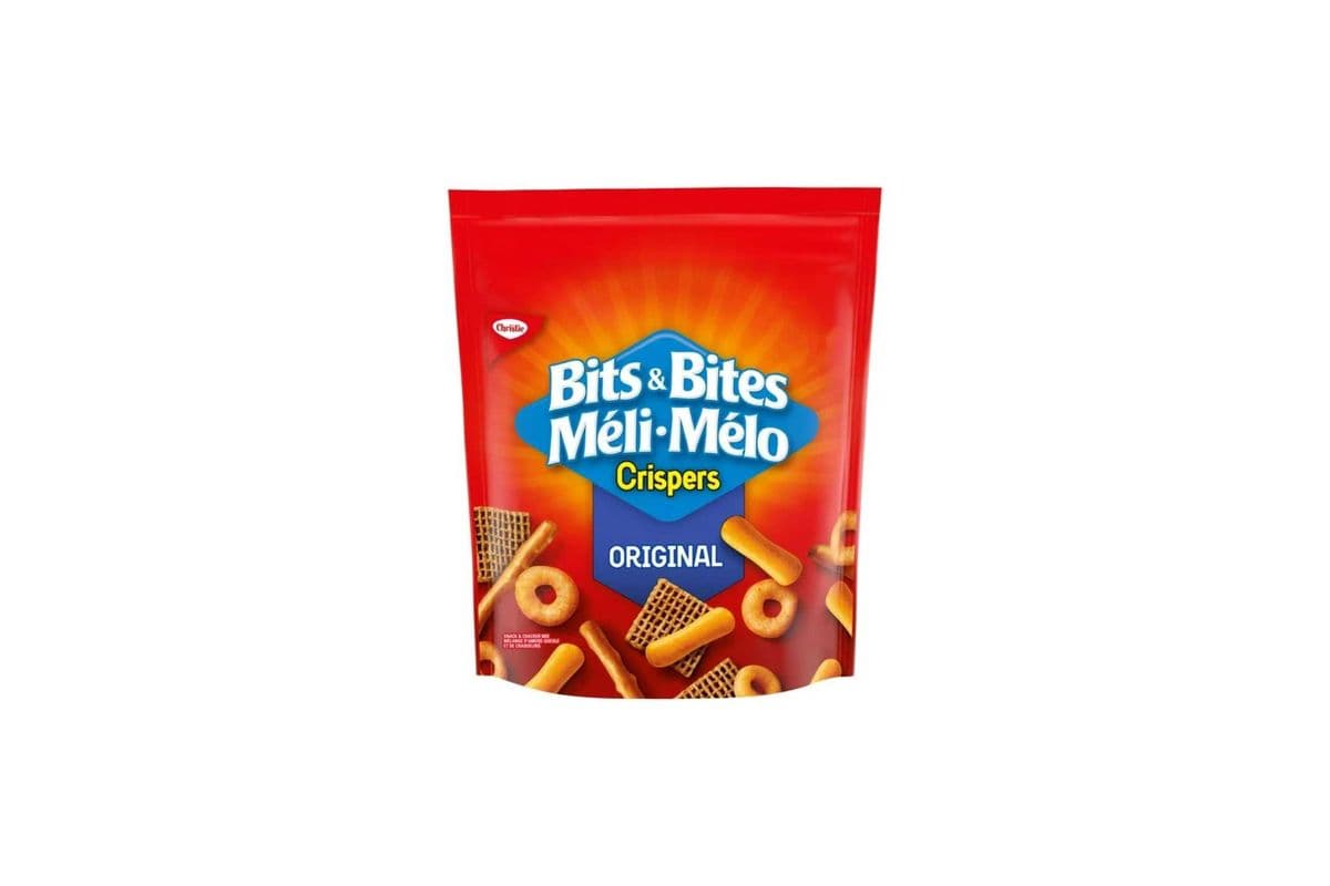 Crispers Bits & Bites Original Flavour Snack and Cracker Mix, 145 g (145gm)