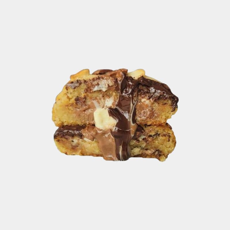 Cookies triples aux morceaux de chocolat belges / Triple Belgian Chocolate Chunks Cookies
