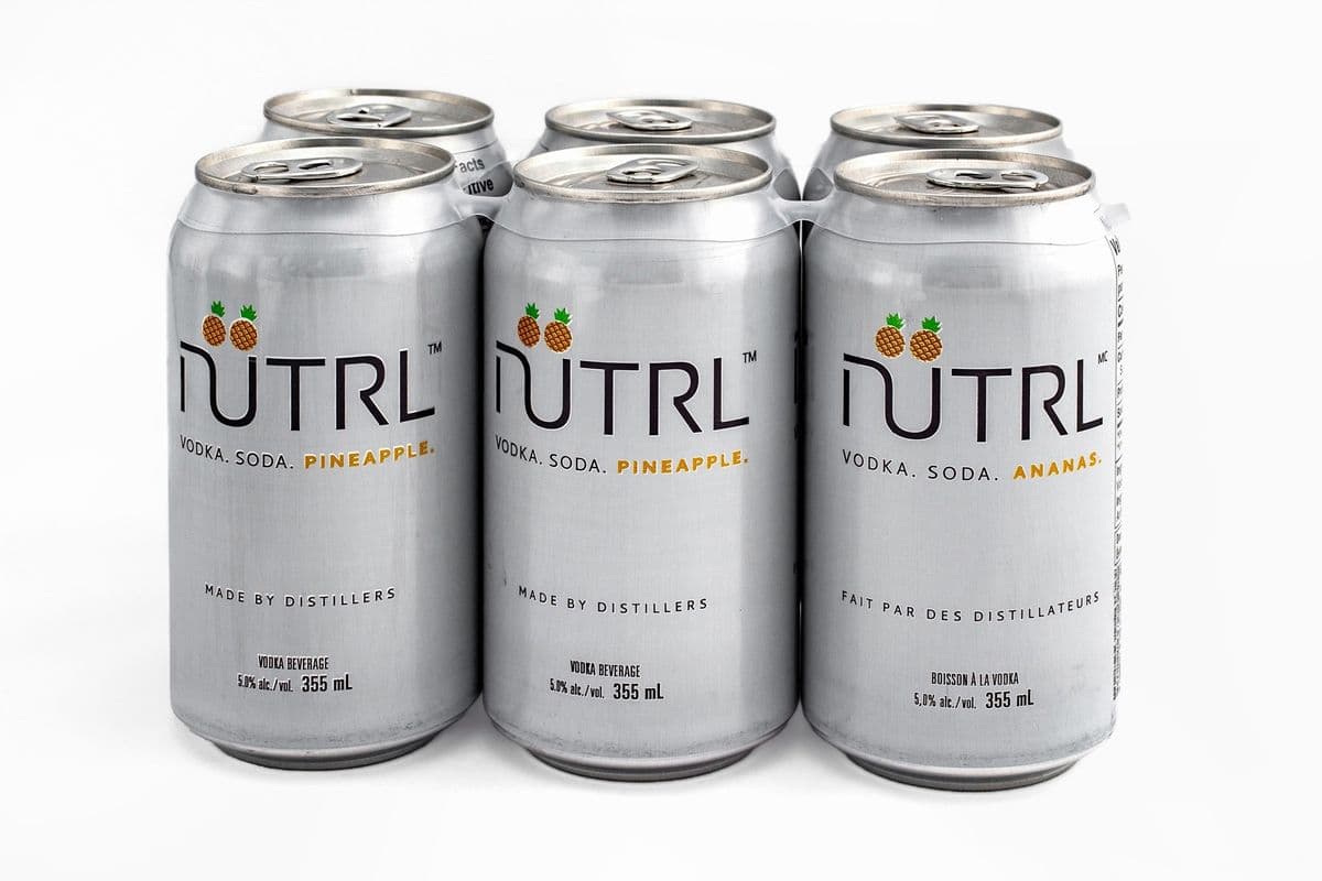 Nutrl Vodka Soda Pineapple (6 x 355ml)