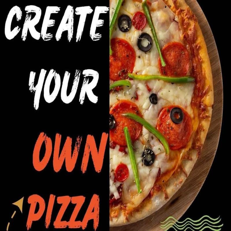 2x1 Créez votre propre petite 10" pizza / 2x1 Create Your Own Small 10" Pizza