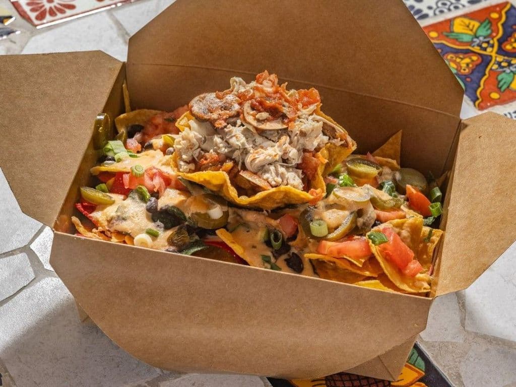 Loaded Chicken Nachos