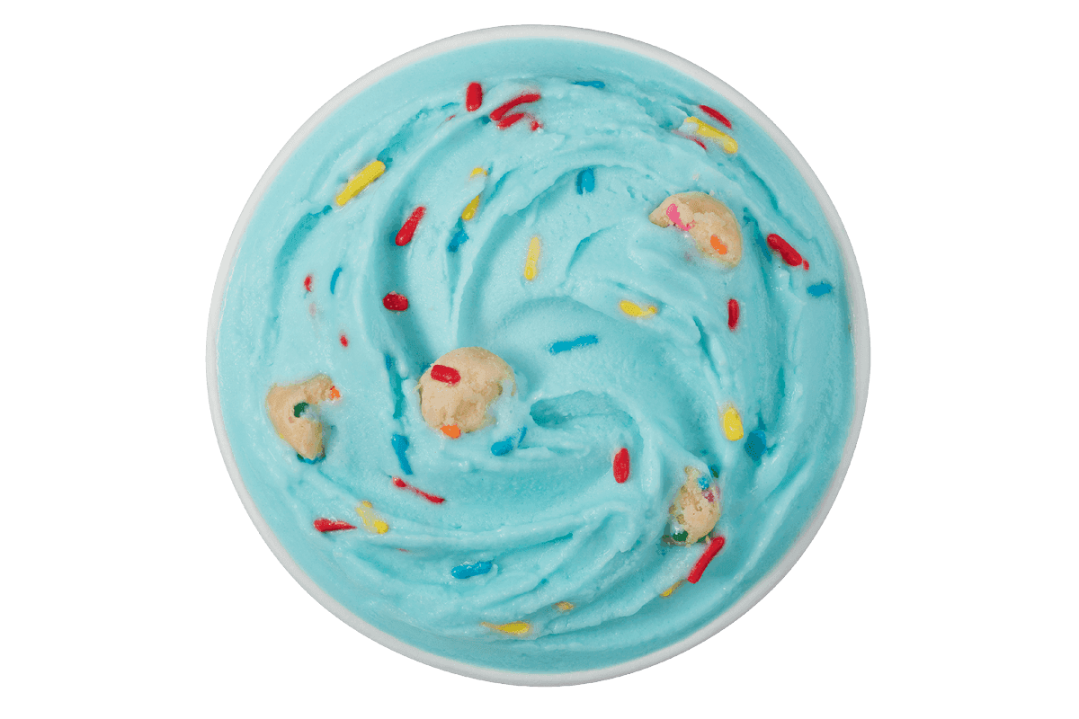 Superman™ Cake Batter Cookie Dough BLIZZARD® Treat