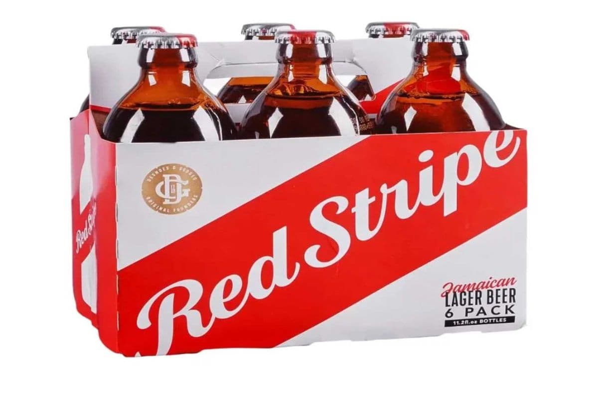 Red Stripe Lager (6 x 330 ml Bottles)
