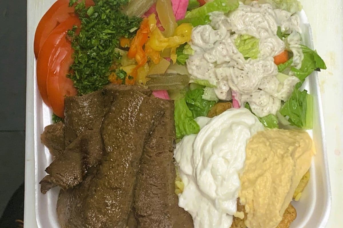 Beef Shawarma Platter