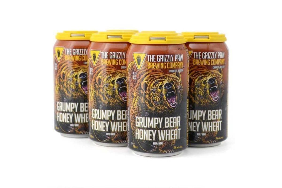 Grizzly Paw Grumpy Bear Honey Wheat (6 x 355 ml Cans)