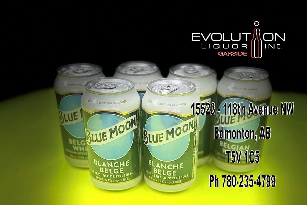 Blue Moon Belgian White Wheat Ale C355-06 (6 x 355ml Can)
