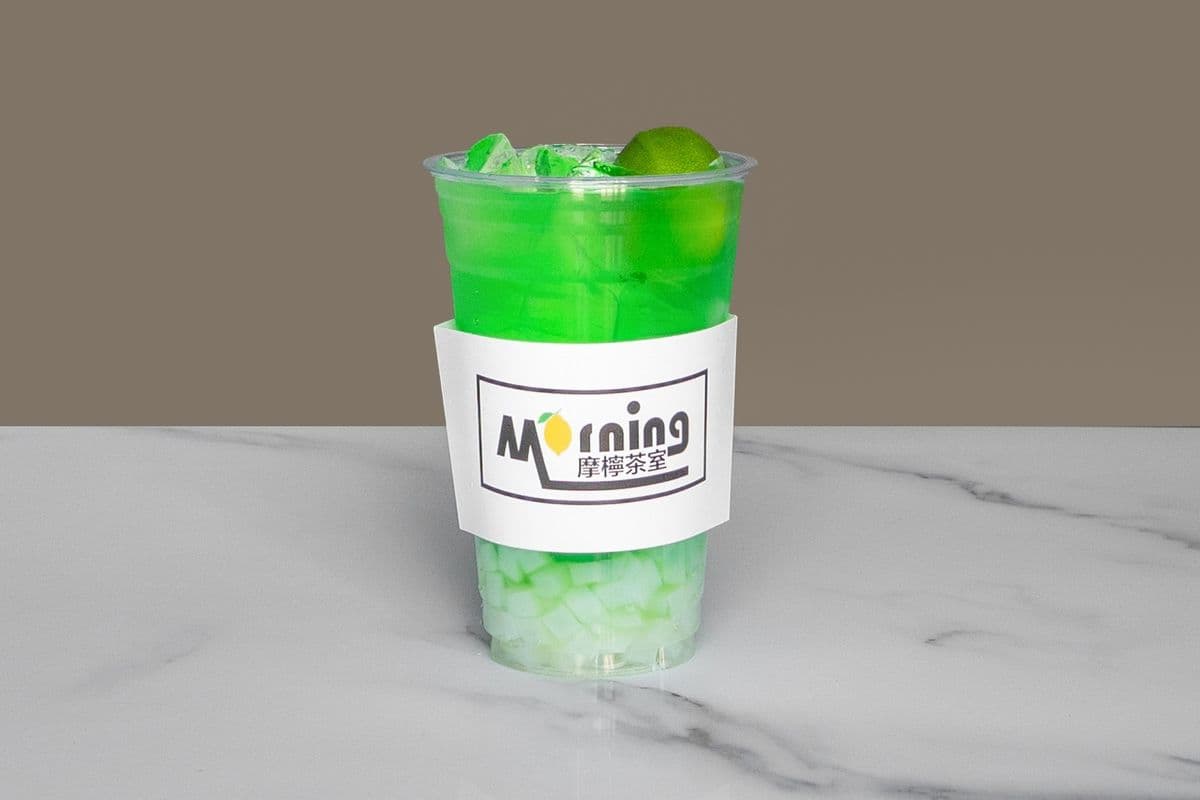 Iced Lime and Mint Twist