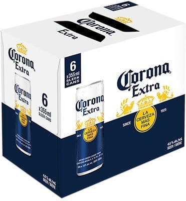 CORONA EXTRA SLEEK 6 CAN (6 x 355ml)