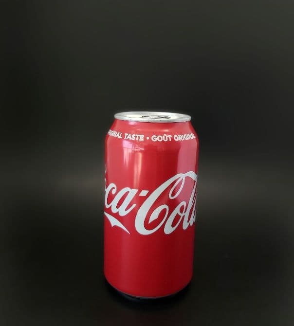 Canned Coca-Cola