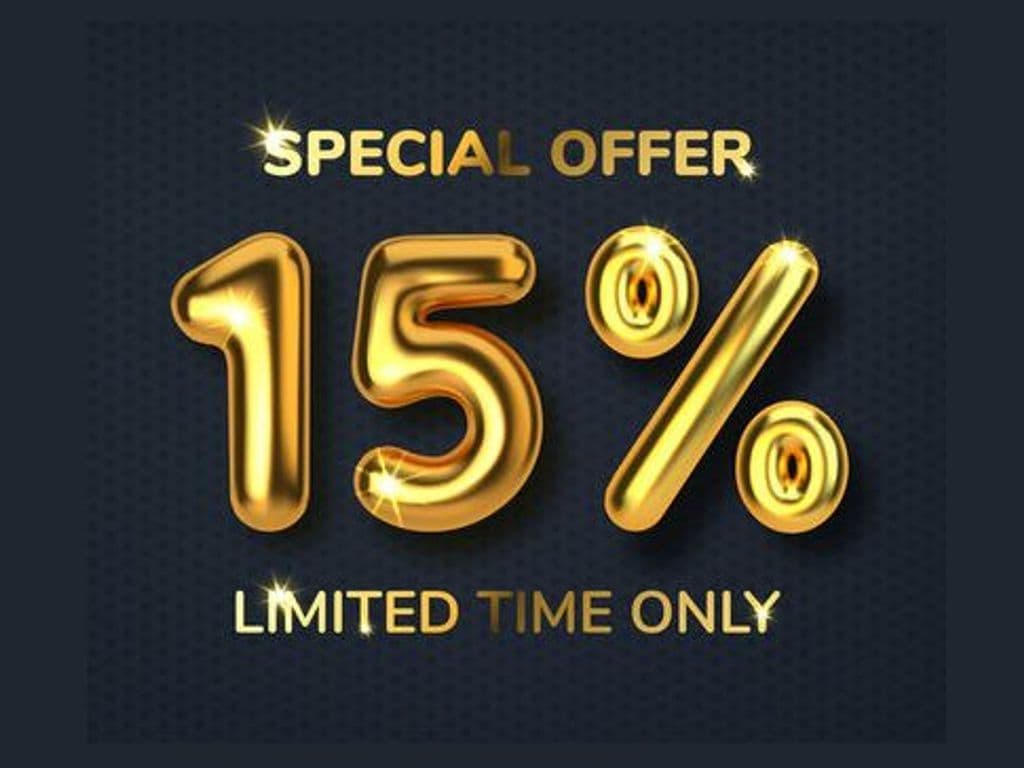 Happy Hour: 3:00 PM - 4:30 PM 15% Off