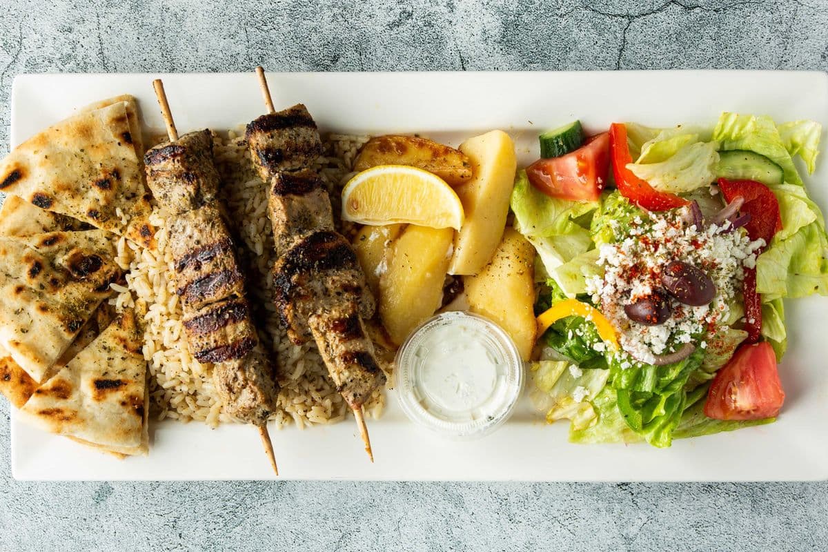 Pork Souvlaki Dinner