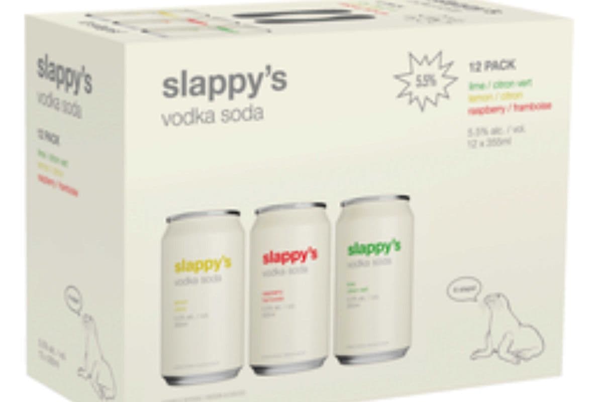 Slappy's Vodka Soda Mix Pack (12 x 355ml)