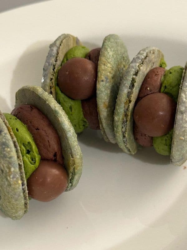 Matcha Chocolate Macaron