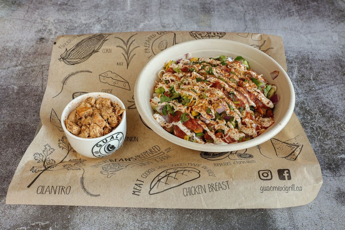Chicken Burrito Bowl Combo
