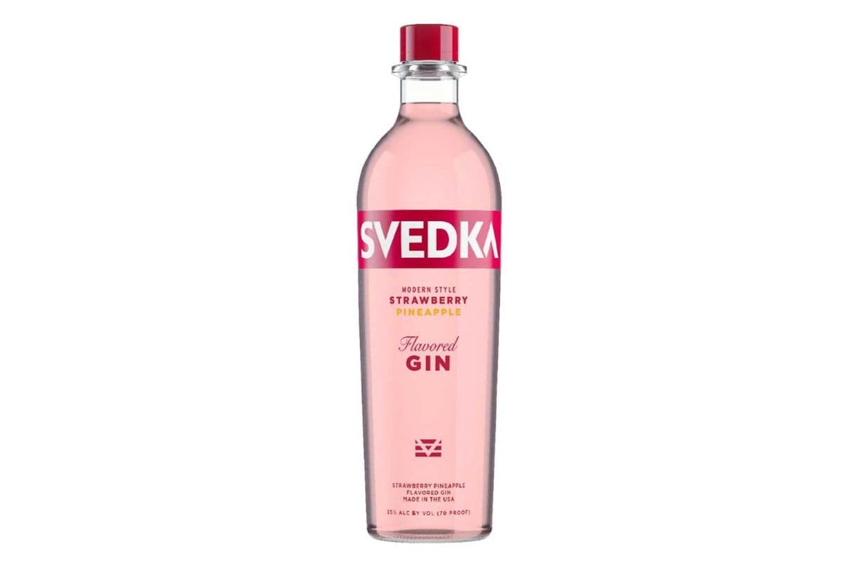 101160. SVEDKA STRAWBERRY PINEAPPLE GIN (1 x 750ML)