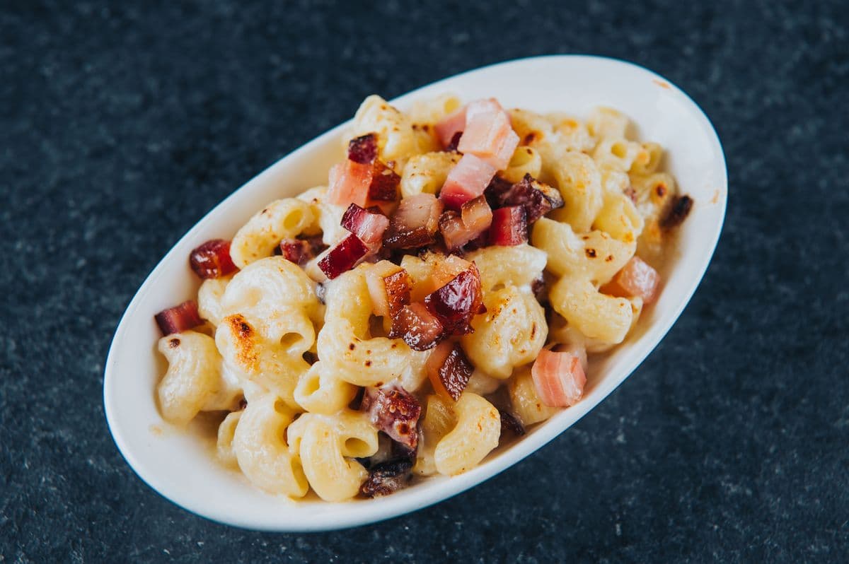 Smoked Bacon Mac and Cheese