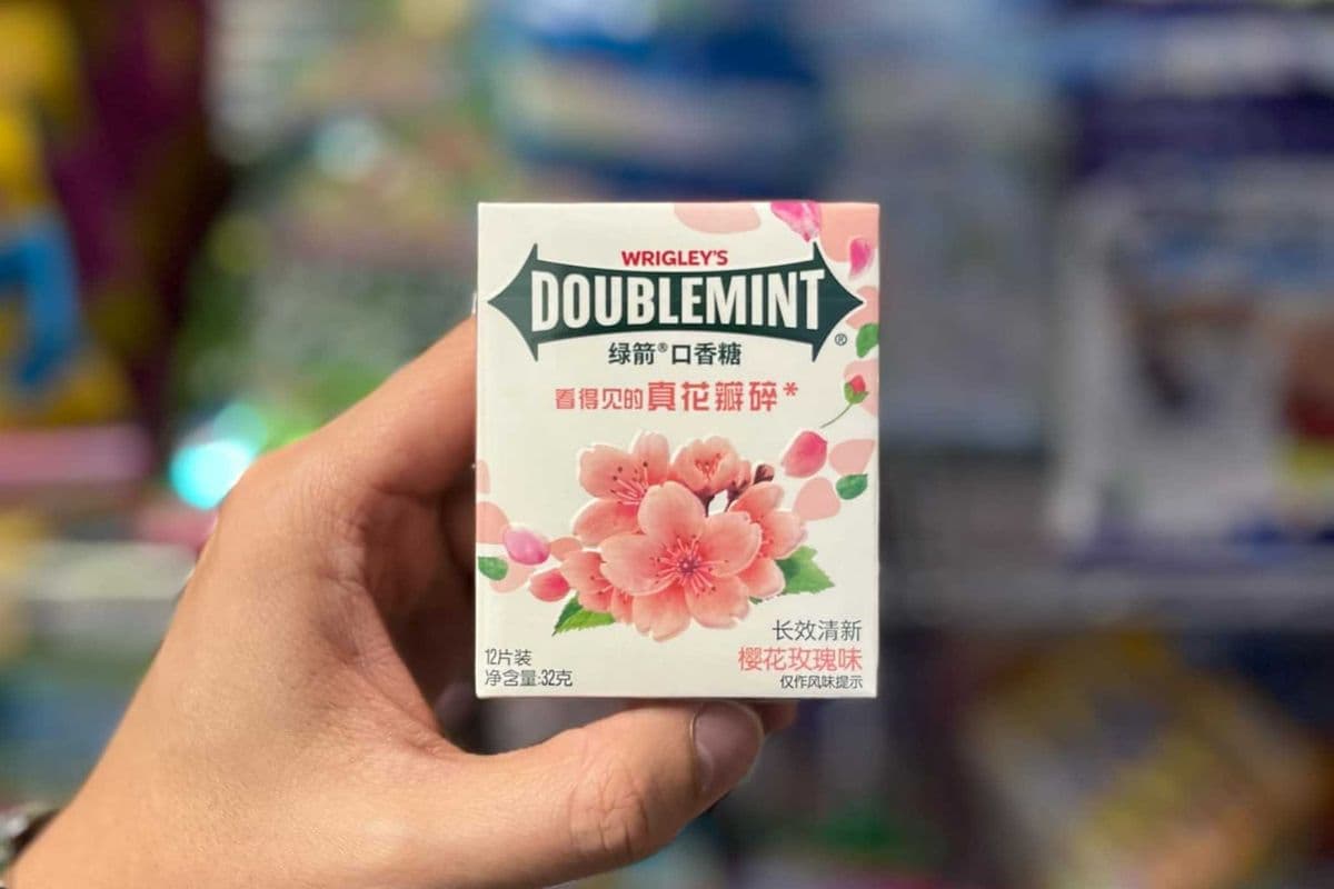 (CHINA) DOUBLEMINT GUM SAKURA MINT🌸🍃- 12PCS