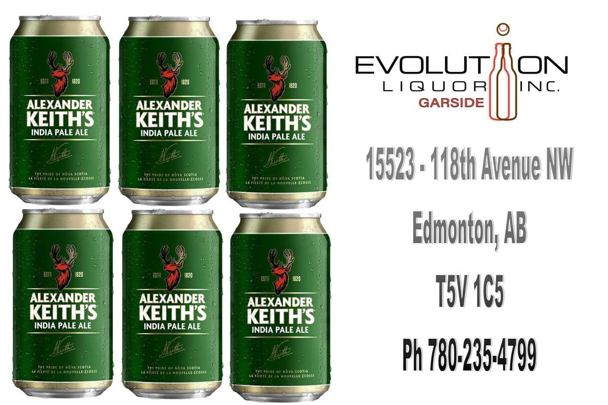 Alexander Keith's India Pale Ale C355-06 (6 x 355ml Can)