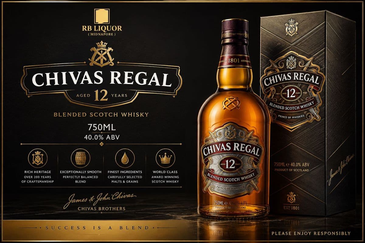 CHIVAS REGAL (750ML) 40.0% ABV (1 x 750 mL)