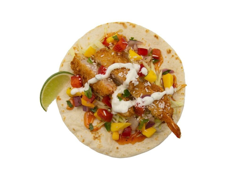 ^Mango Shrimp Taco