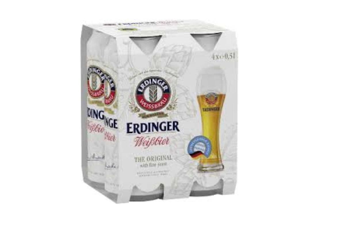 ERDINGER WEISSBIER 4 CANS PACK (1 x 500 ML)