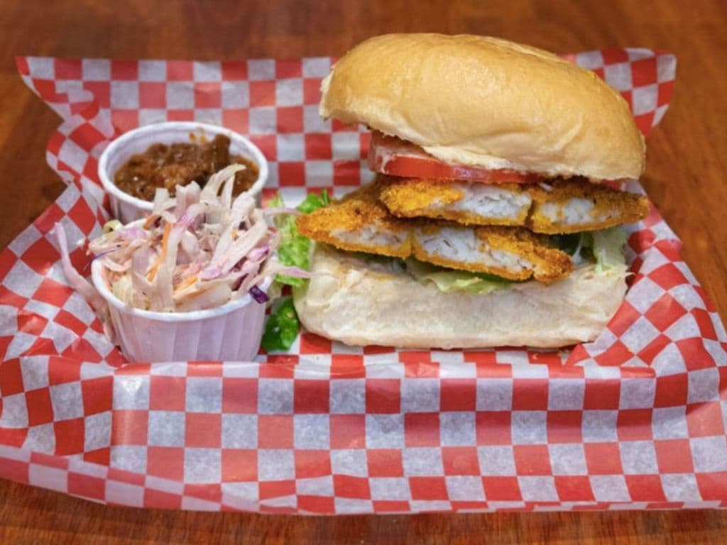 Catfish Po'Boy Sandwich