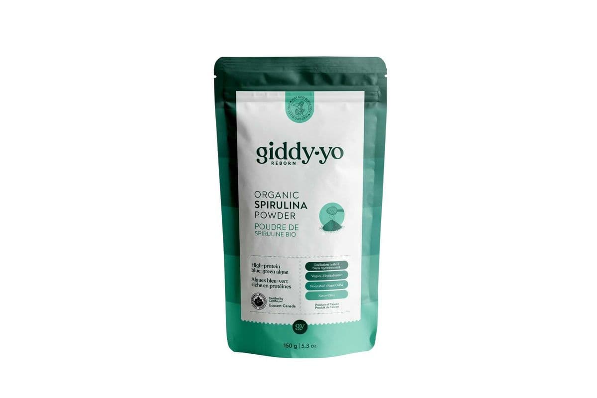 SPIRULINA POWDER, 150 G, ORGANIC, LAB TESTED, CULTIVATED IN TAIWAN, VEGAN, GLUTEN FREE (150 g)