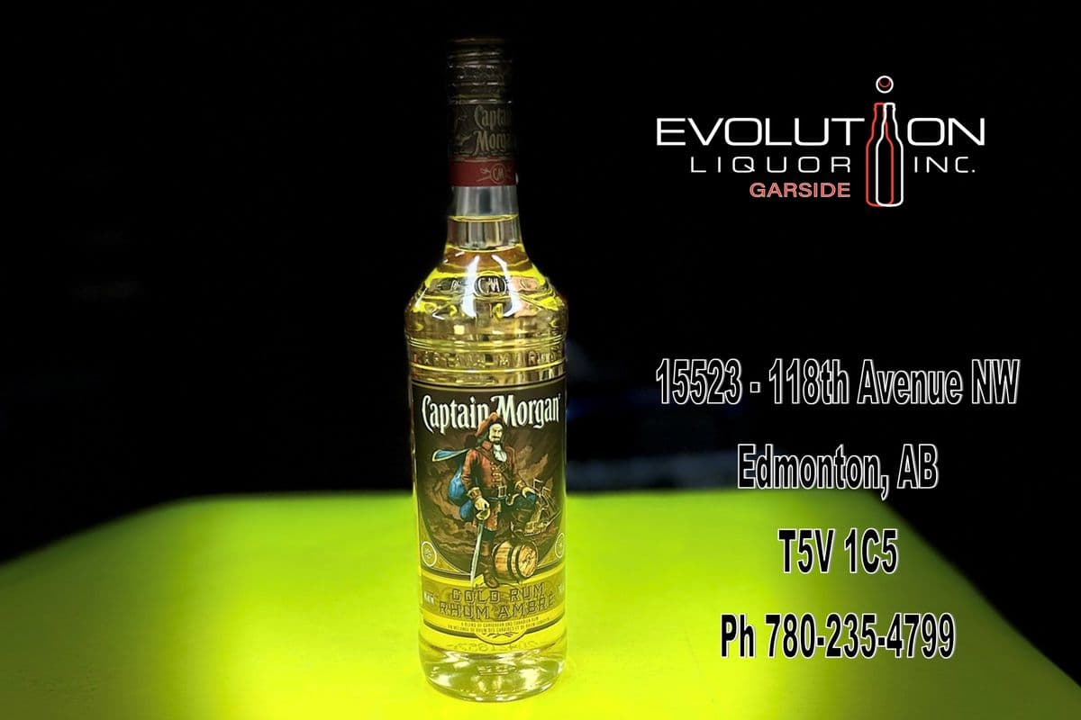 Captain Morgan Gold Rum 0750G (1 x 750ml Glass Bottle)