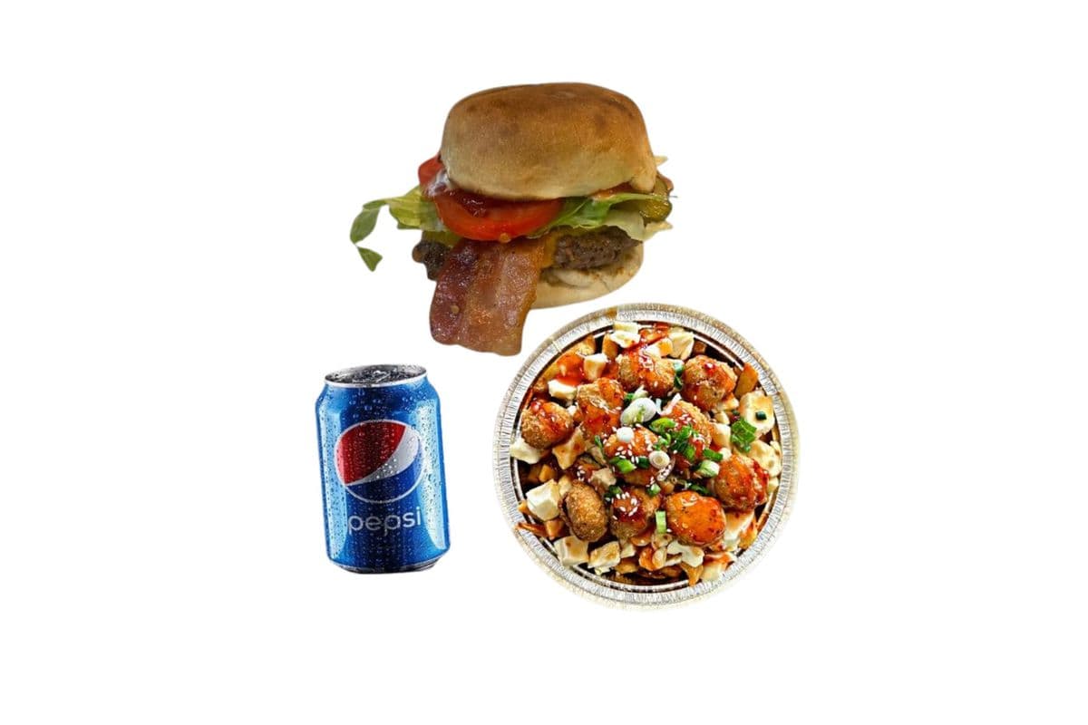 Trio Cheeseburger bacon et poutine