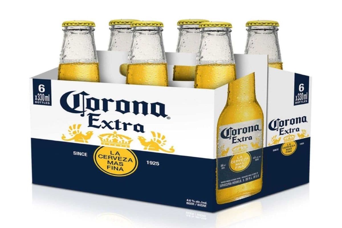 Corona Extra 6 Bottles (6 x 330 ml Bottles)