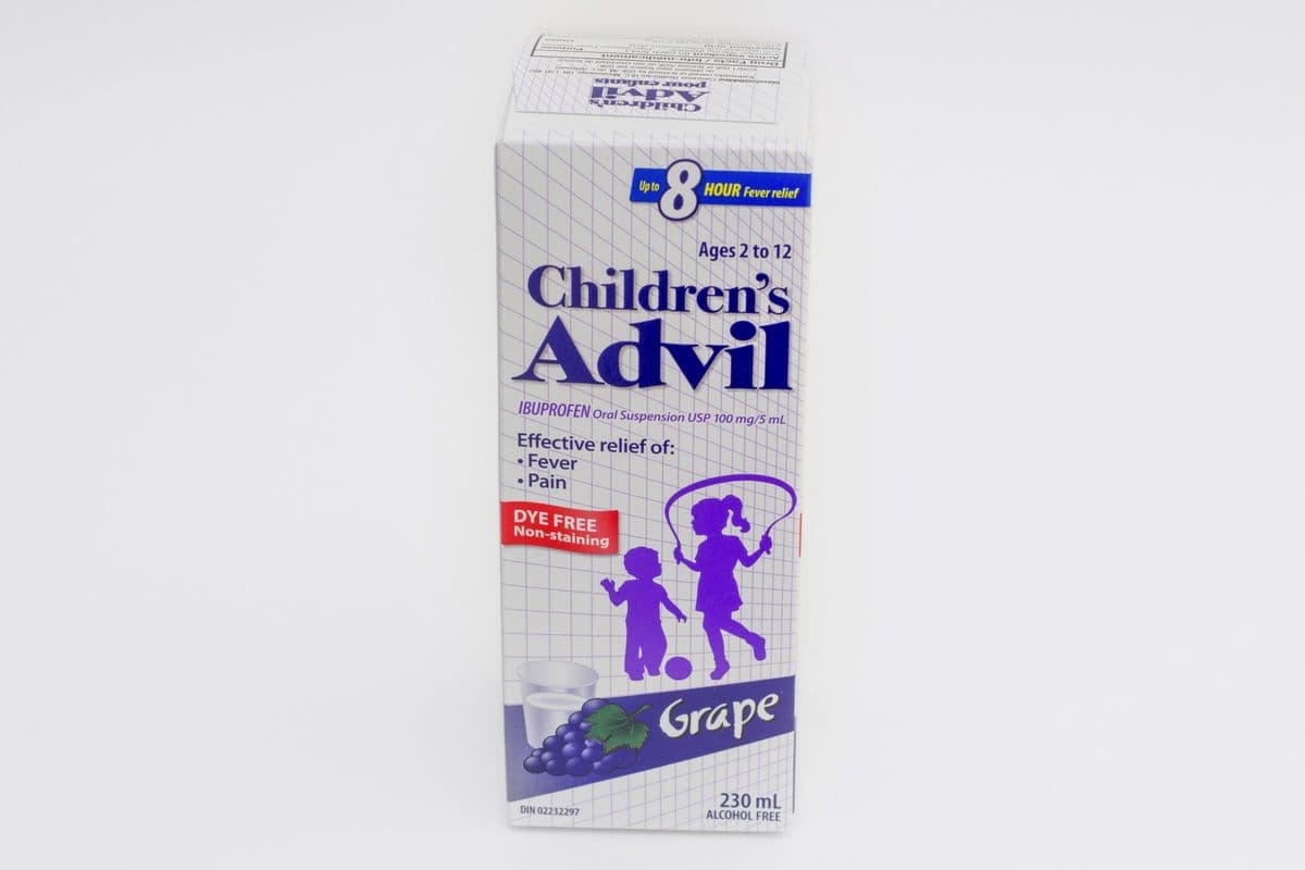 Advil Children's Oral Suspension, Grape (100mg/ml, 230 ml)