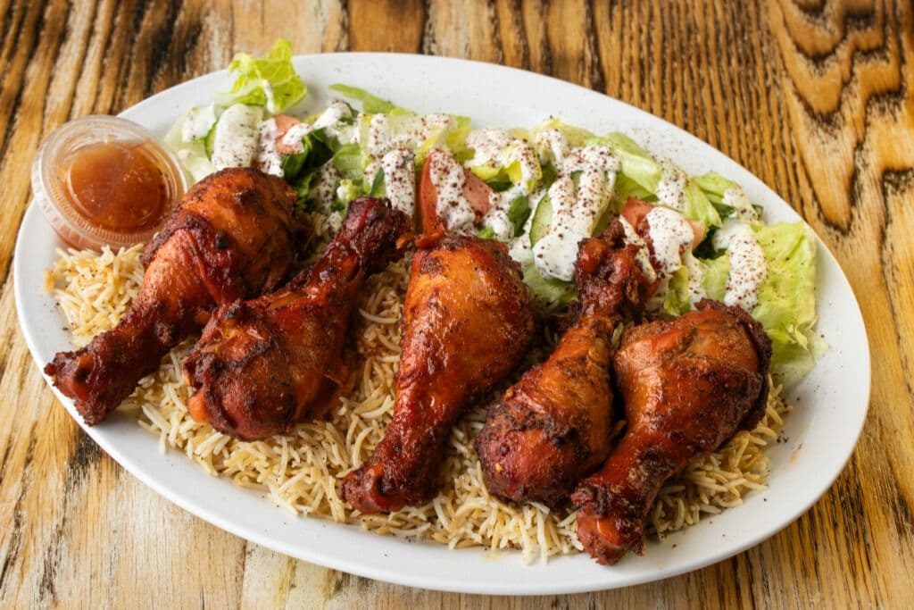 Chicken Drumstick Tandoori Plate