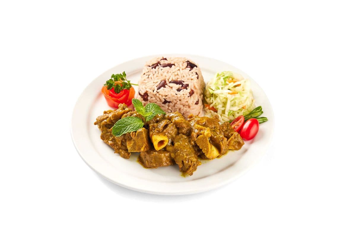 Curry Goat Meal - Large
