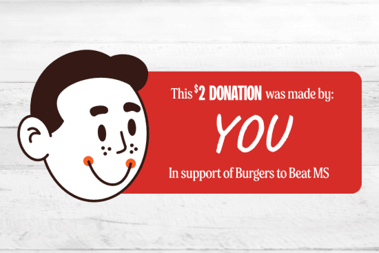 $2 MS Donation
