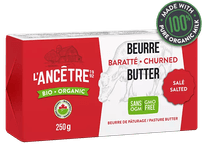 L’Ancêtre Organic Grass Fed Salted Butter (250g)
