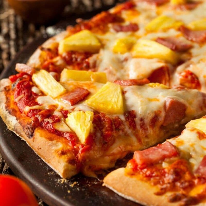 12" Pizza hawaïenne / 12" Hawaiian Pizza