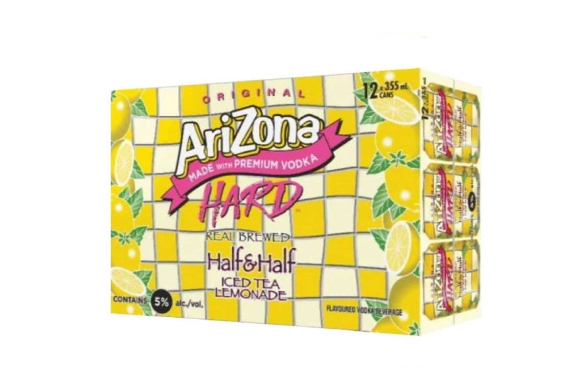 ARIZONA HARD ICED TEA HALF &HALF LEMONADE (12 x 355 ML)