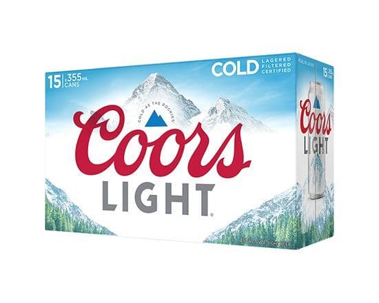 COORS LIGHT 15 CAN (15 x 355ml)