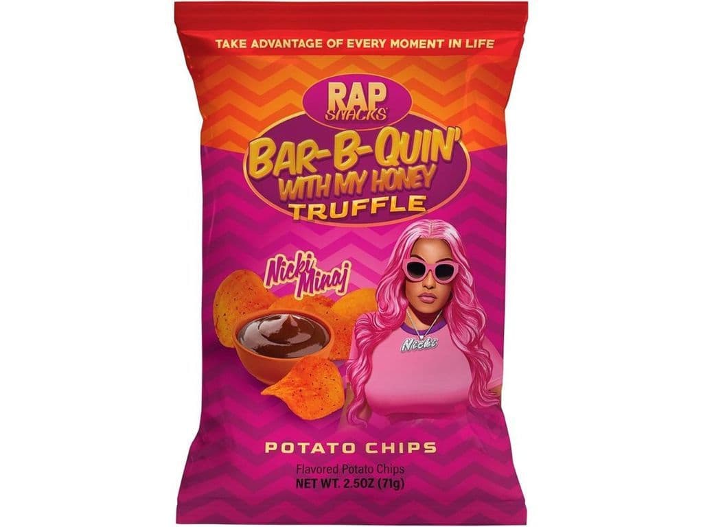 Rap Snacks Nicki Minaj Honey BBQ Truffle 71g Potato Chips
