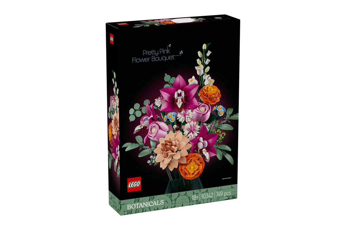LEGO Botanicals Pretty Pink Flower Bouquet (10342)