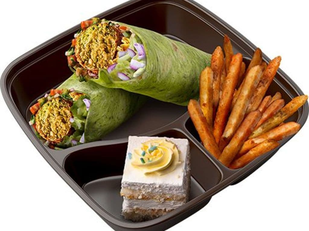 Combo #9 Spinach Falafel Wrap