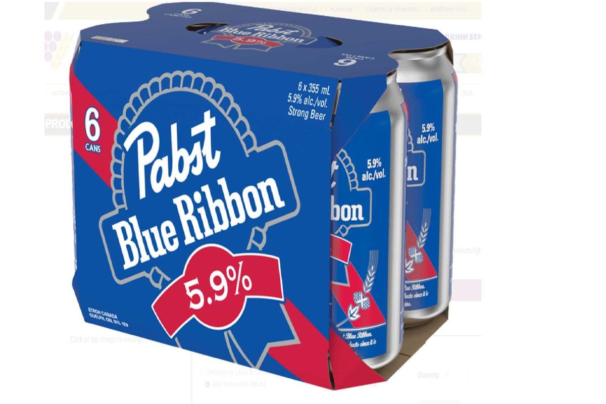 Pabst Blue Ribbon 5.9 (6 x 355 ml cans)
