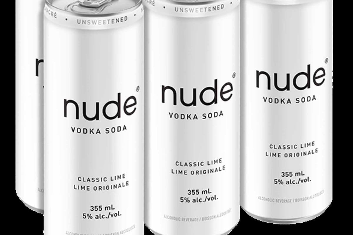 Nude Vodka Soda Classic Lime (6 x 355 ml)