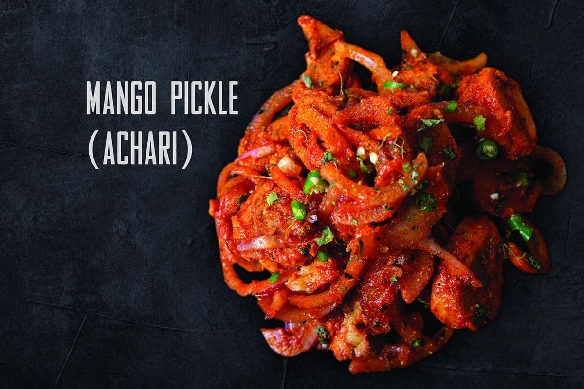 Achari (Mango Pickle) Soy Chops